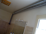 Debut chantier particulier - pose ventilation maison